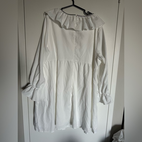 SHEIN Curve Plus Size White Dress - Picture 2 of 3